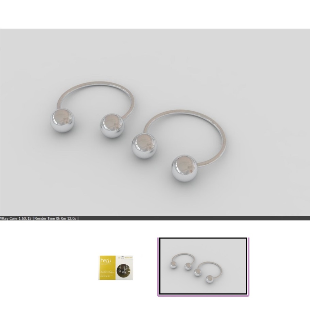MUST GO Hegu Acupressure Rings Size M - Picture 7 of 7